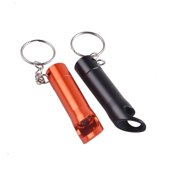 3 LED Mini Keychain Flashlight Torch with Bottle Opener