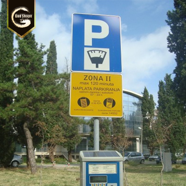 Factory Free Standing School Real Estate Parking Lot Signage Advertising High Quality Metal Acrylic Pylon Sign