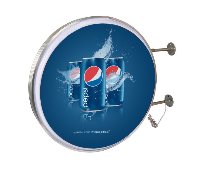 custom made lightbox advertising signages illuminated free standing aluminum outdoor signs