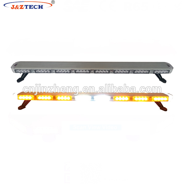 Super slim ultra bright 47 emergency vehicle police led strobe warning light bar