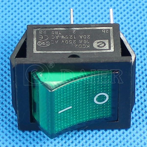 KCD2-201N CQC 4PIN DPST ON OFF 2-Way Rocker Switch With Solder Terminal