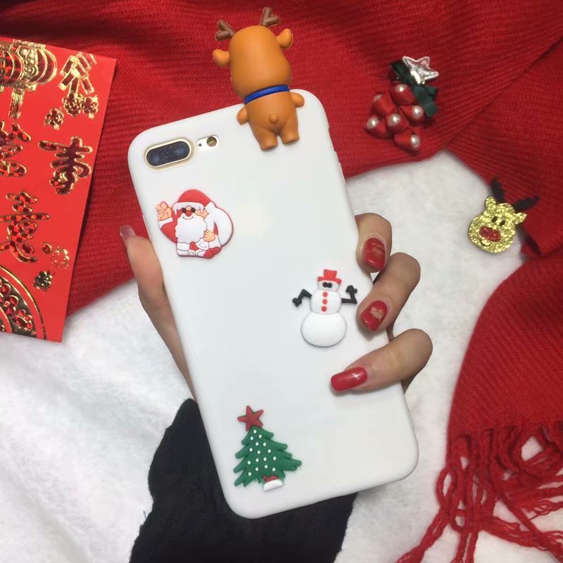 Promotional Gift 3D Doll Christmas Phone Case for iPhone 11 6.5 2019 Xs Max, for iPhone Xr Soft Silicone Case