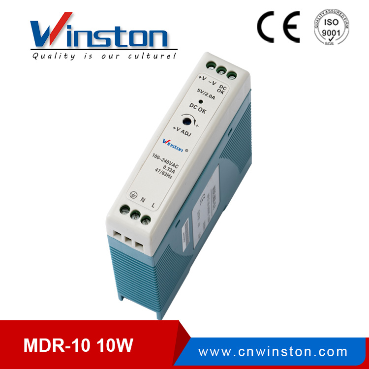 MDR-10 10W Single output 5V 2A 12V 0.84A 15V 0.67A 24V 0.42A Din Rail Switching Power Supply