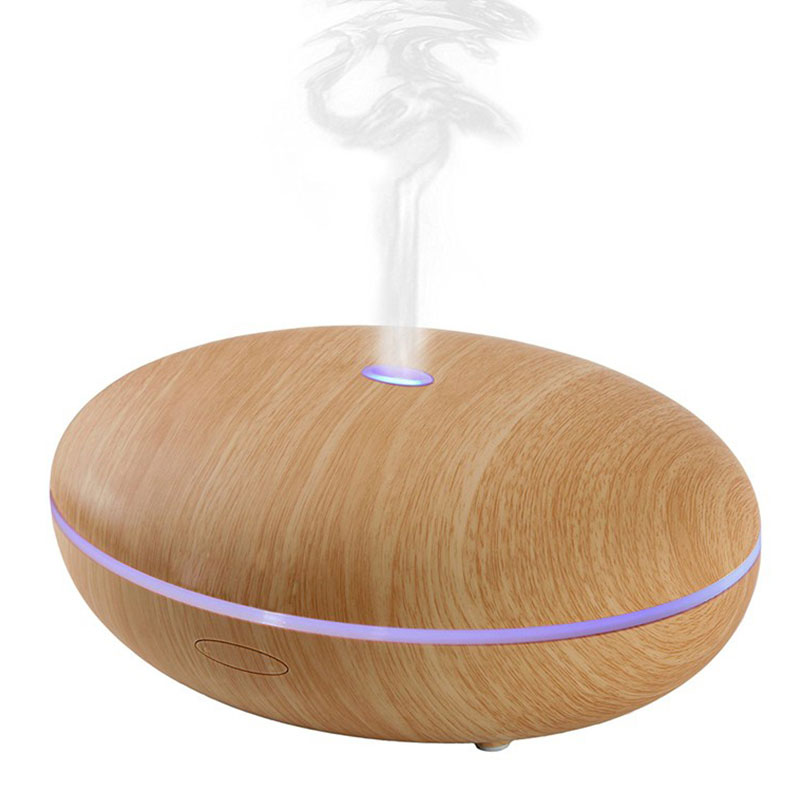 Hidly 350ml Aromatherapy Essential Oil Diffuser, Ultrasonic Cool Mist Humidifier with 7 Color LED Lights and Auto Shut-off