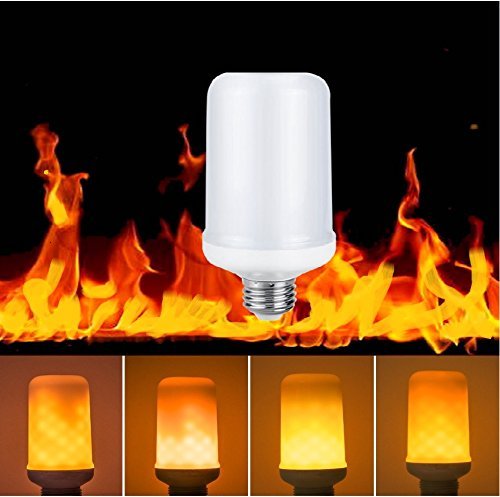 Amazon's Choice Product Details Flame Bulb, LIFU E26/ E27 LED Flame Effect Fire Light Bulbs for Decoration Lighting on Christmas