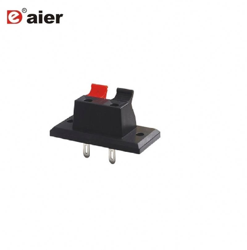 WP2-3 L=34.9mm 2P Red& Black Clip Wire Terminal Connector