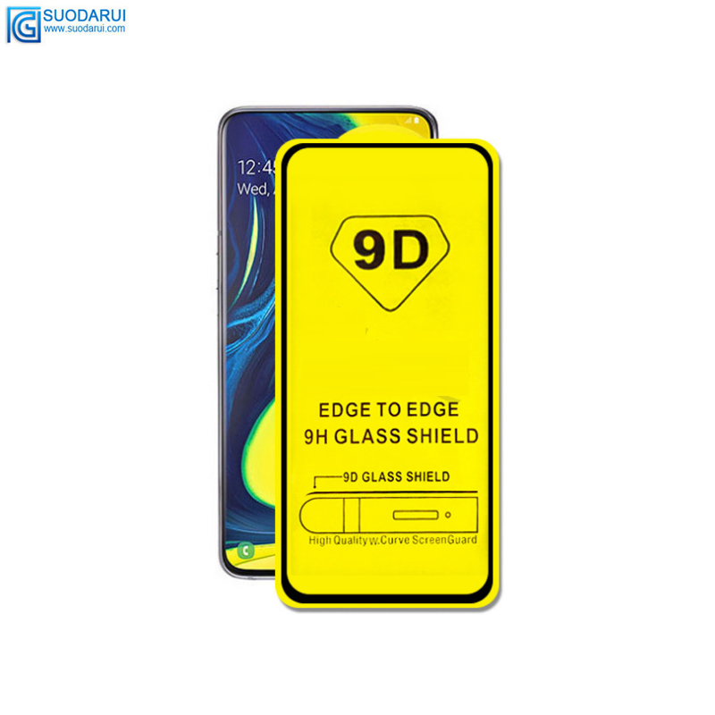 Tempered Glass Screen Protector for Samsung A90 With 9D Backplane Full Glue 9H film