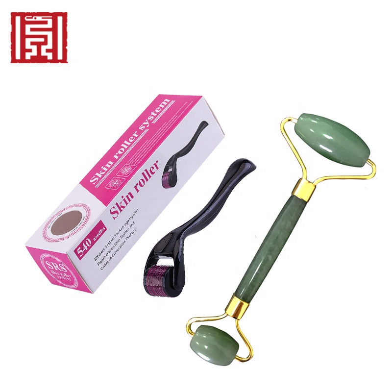 1200 Needles Derma Roller and Jade Rroller Face Massage Tools Price for Hair Removal