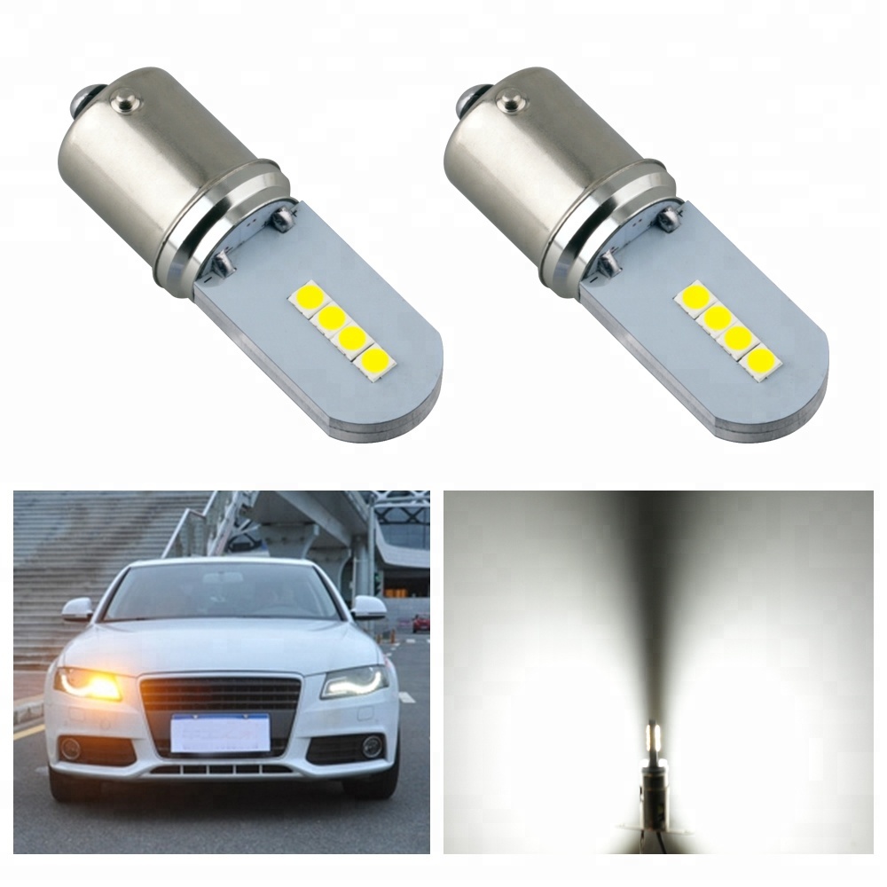 2019 led auto bulbs h4 h3 h7 h11 h8 12v 40w 55w 1156/1157 8 SMD 3030 lamp yellow light set for motorcycle headlight