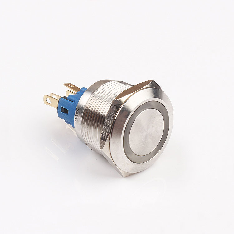 Factory supply 25mm waterproof metal switch push button