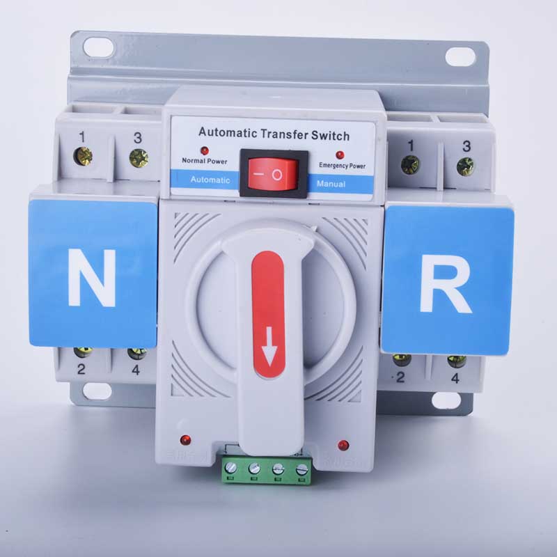 ATS 2P 63A 230V Micro Circuit Breaker Dual Power Automatic transfer switch Auto transfer switch 2p 3p 4p, dual power ats