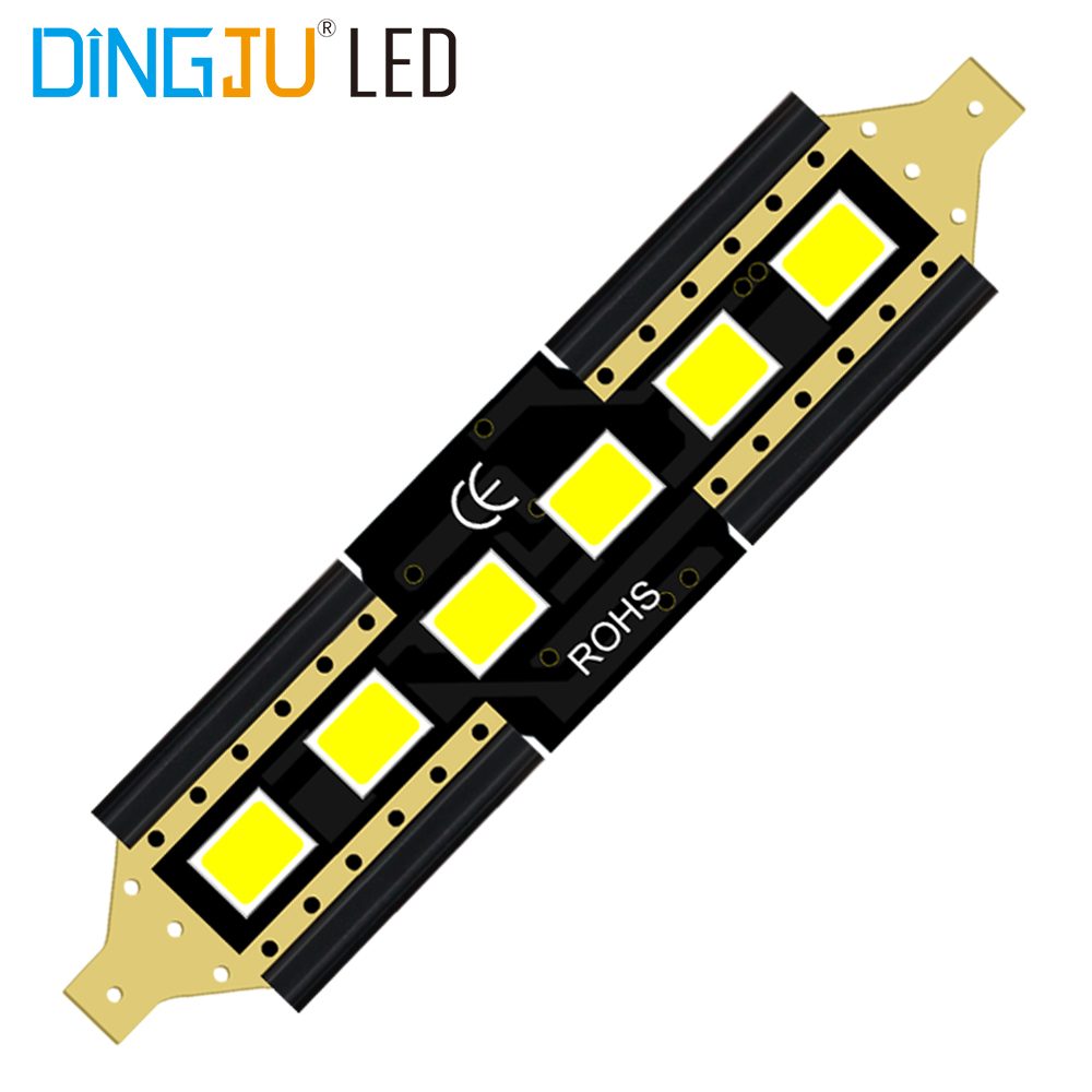 Manufactory Wholesale Festoon 2835 6smd Led  Bulb Lighting 12v 1.7w Bulbs 6000k-6500k Canbus Reading Lamp With Fair Price