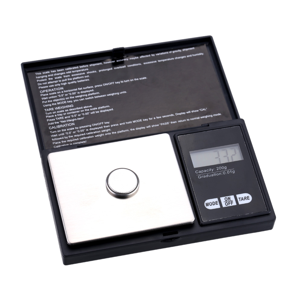 200g * 0.01g Mini Digital Balance electronic scales Pocket Jewelry Scale Digital Practical weights Scales Weighing luggage