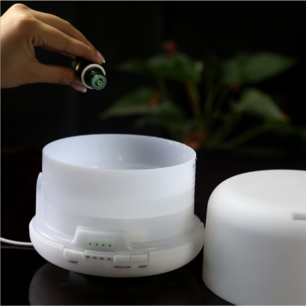 4 options(60/120/180/on) Working Time Aroma Diffuser PP+ABS Humidifier