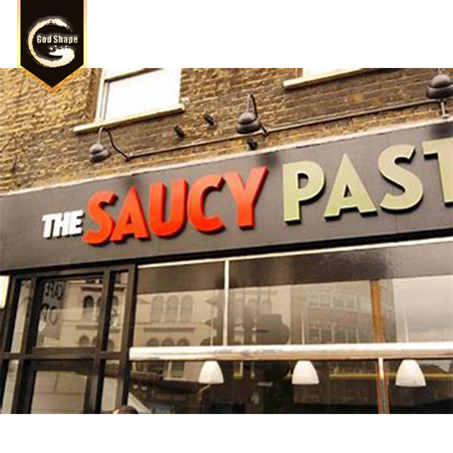 OEM Customized Outdoor Advertising Display Non-Illuminated Laser Cut 3D Letters Sign