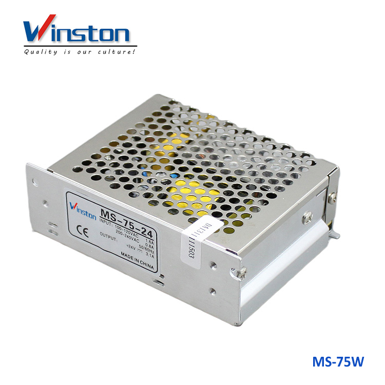 China Suppliers MS-75 Mini-size 12V 24V Power Supply CCTV