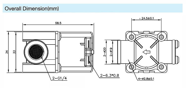 Straight type 24VDC 110VAC/50HZ  JL000 solenoid valve for washing machine