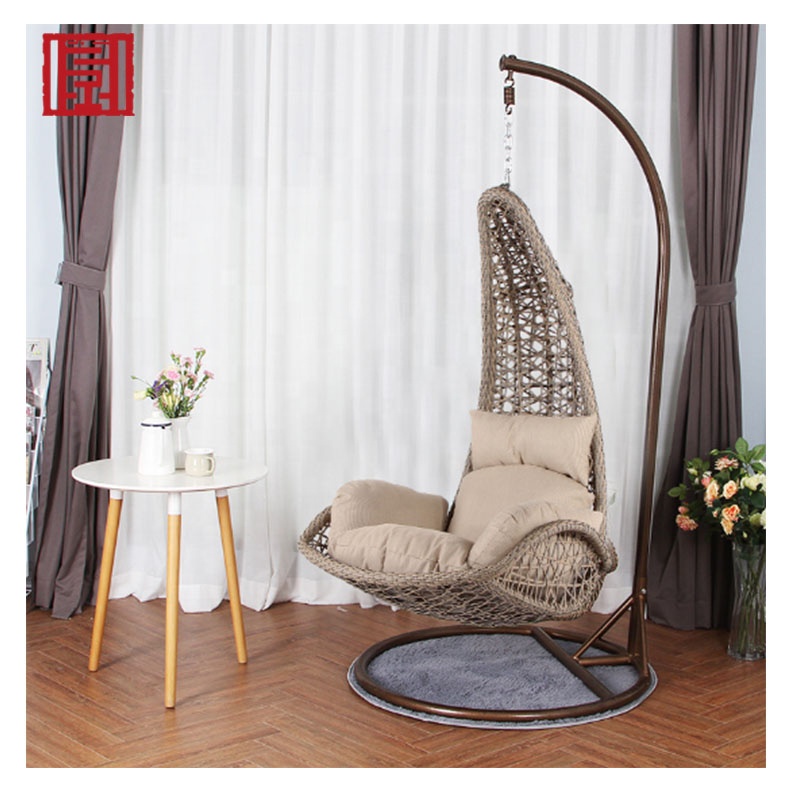 Living Room Rattan Patio Hanging Swing Lounge Chair Indoor