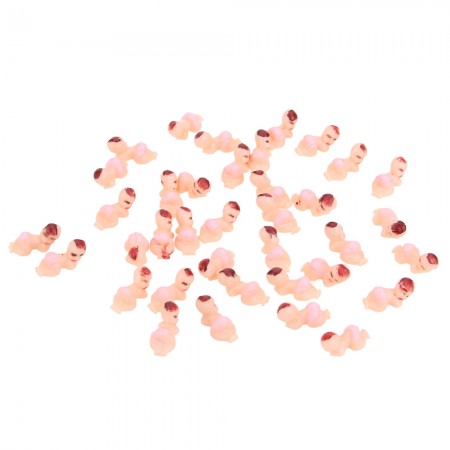 60pcs Pink Baby Shower Party Plastic Born Game Cake Tableware Decoration Hot New