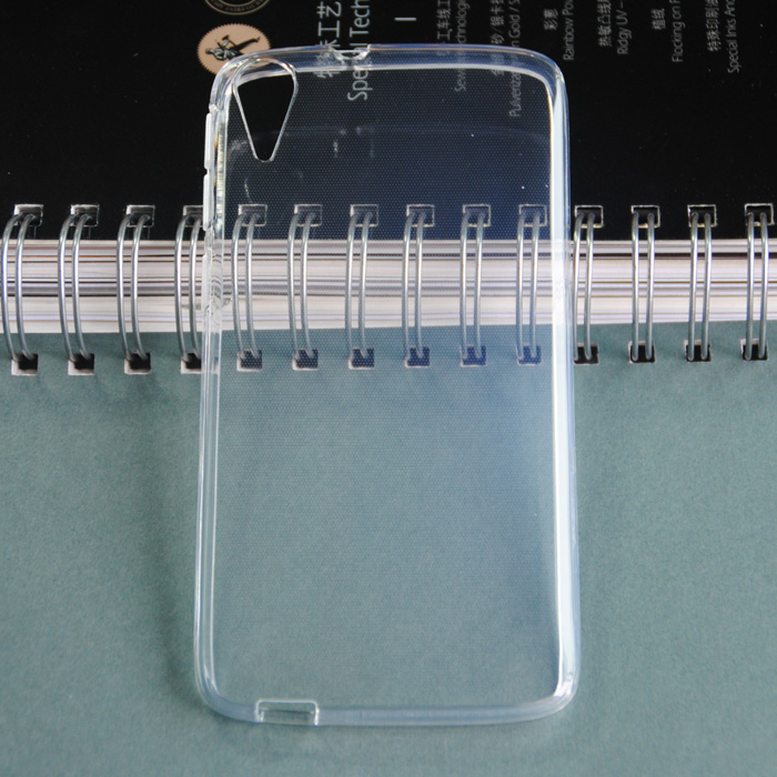 2016Hot selling High quality Ultra thin transparent clear tpu back cover case for htc desire 828