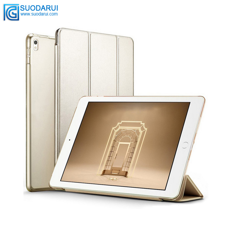 Three Folded Smart cover case for ipad Air Pro 2018 with wake & Sleep function