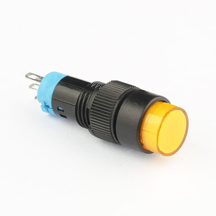 latching momentary mini led light push button 12v push button switch