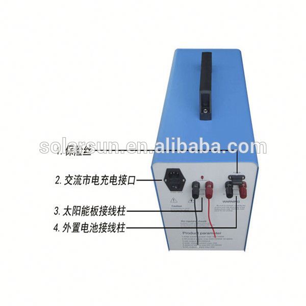 New Design High Quality Folding Solar Set / Folding Solar System 80W With LED Lights And TV