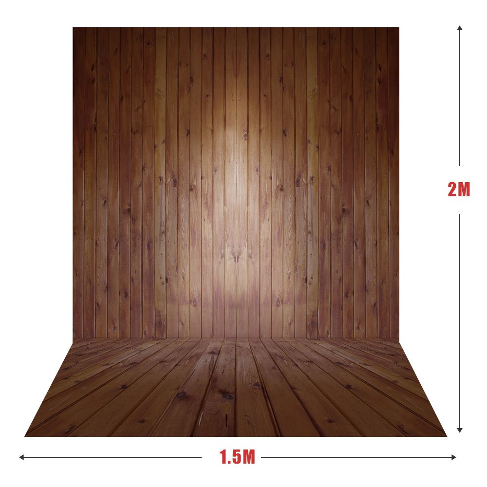 Professional 1.5*2m Big Photography Backdrop Background Classic Fashion Wood Wooden Floor for Studio Photographer