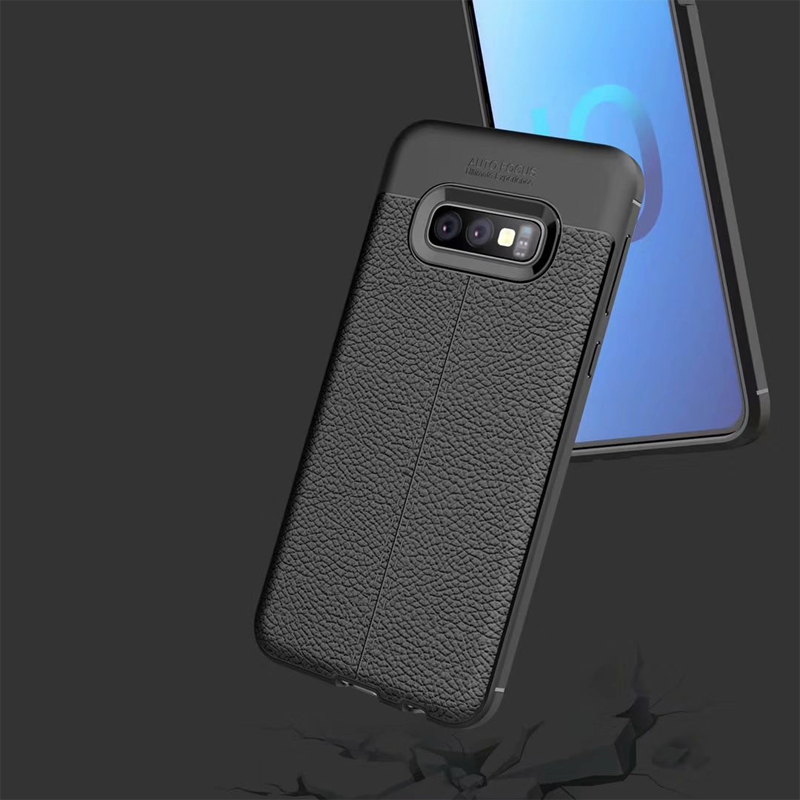 Hot Sell Litchi pattern Soft Tpu case for Samsung galaxy S10 Lite