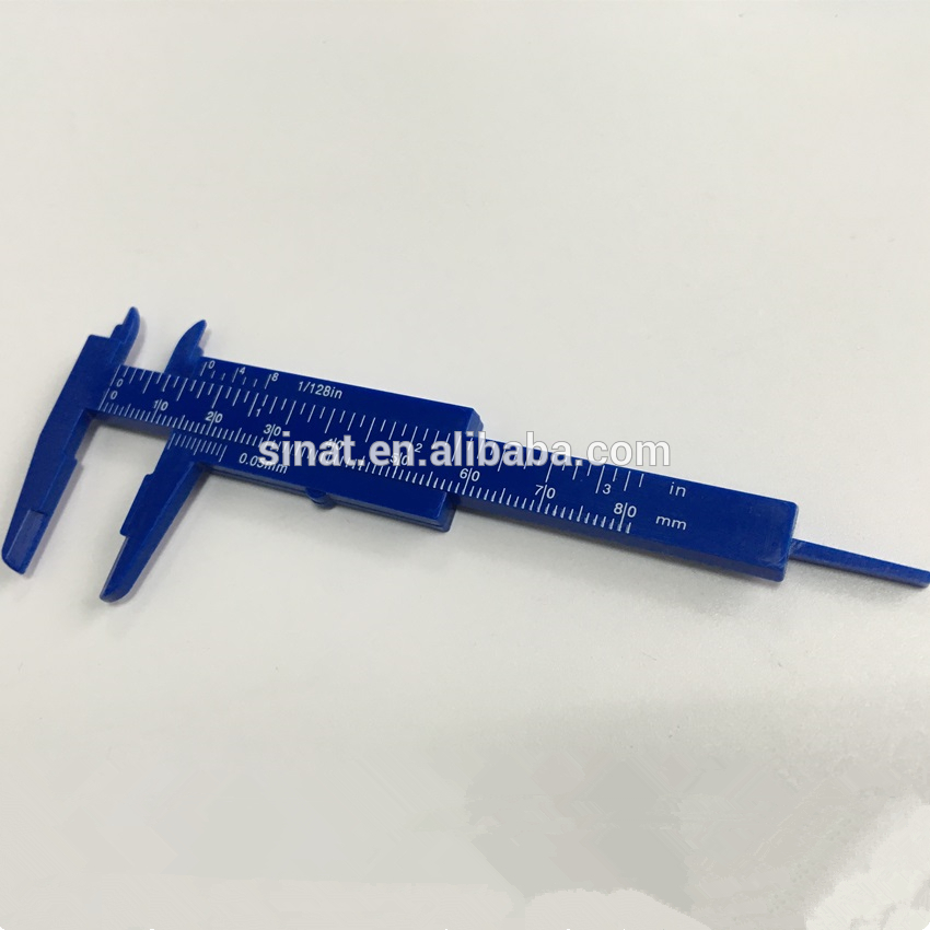 3 0-80mm mini plastic measuring caliper