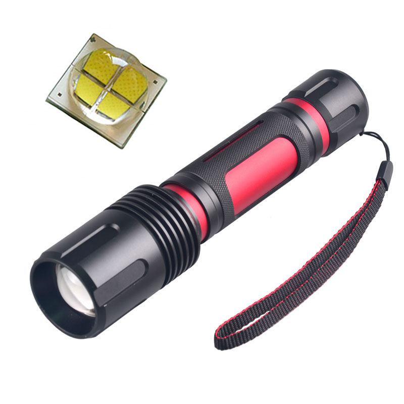 Tail Switch Zoom XHP 70 High Lumen Aluminium Rechargeable LED Good Flashlight