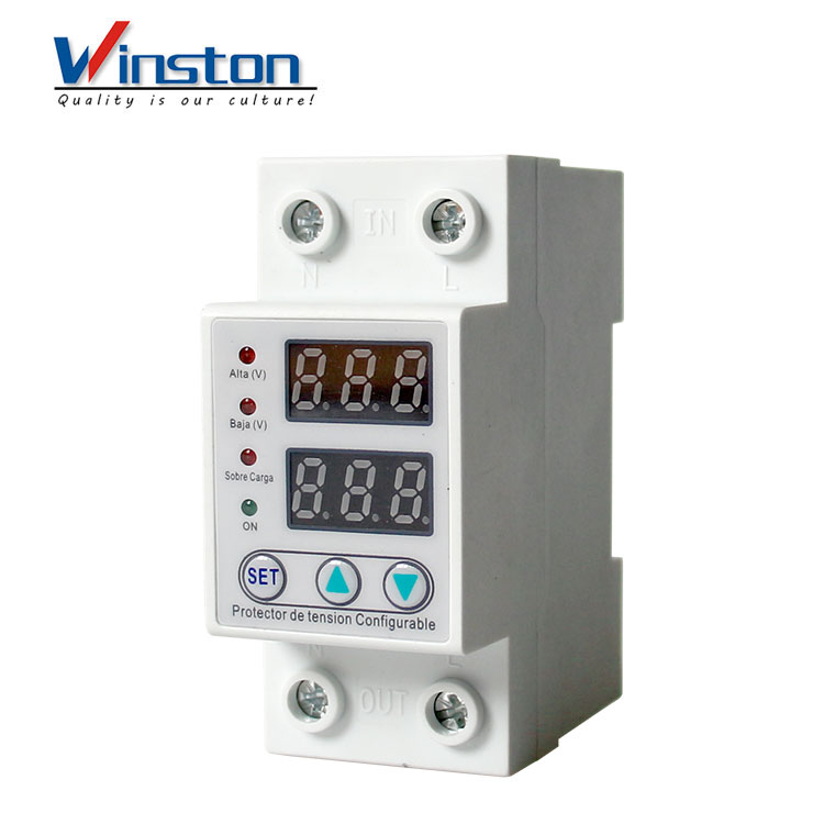 Digital Self-resetting Under/Voltage  Voltage/Limit Current Protector WD-B63