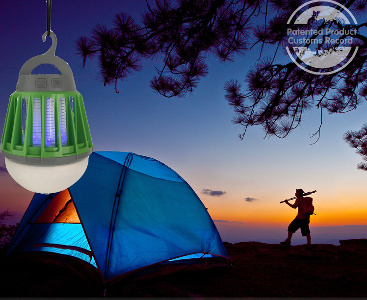 Lantern 2 in 1 Bug Zapper LED Bulb Mosquito Killer Lamp Pest Control Light Bulb