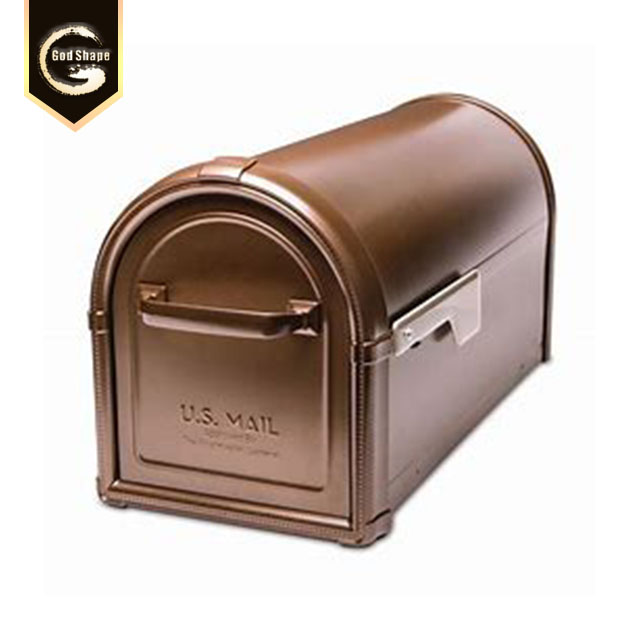 Metal Garden Stainless Steel Waterproof Free Standing  Anti Theft Letterbox Paper Post Mailbox Lock