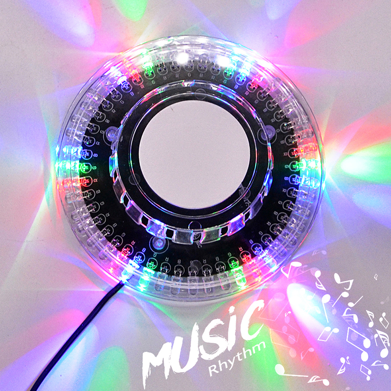 Get a free sample Auto Rotating Sunflower Stage Lighting RGB Led Party Light For KTV Bar Wedding DJ Show Sound Activated