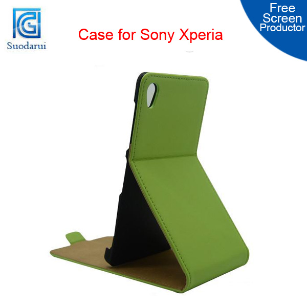 Flip Leather Case for Sony Xperia Z2 leather case cover accessories