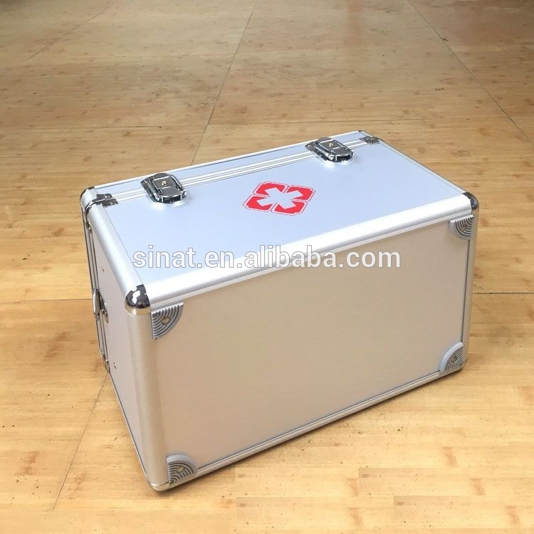 14 Aluminum Box Emergency Survival First Aid Kit