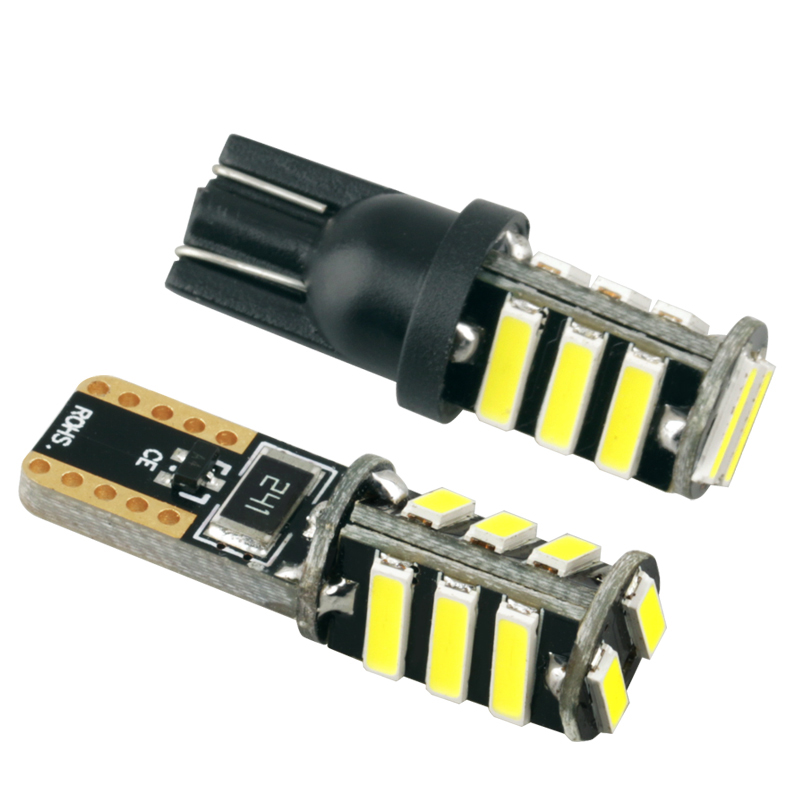 dongguan supplier car accessories led lighting DC12V T10 11SMD 7020 CANBUS auto car light