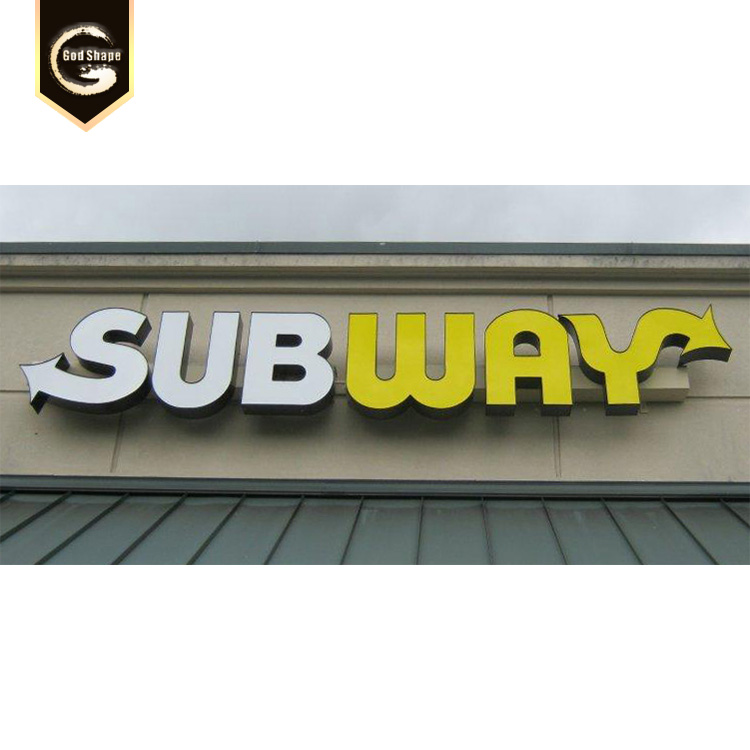 Custom 3D Mirror Stainless Steel Wall Letters Channel Letters Metal Sign Alphabe sign
