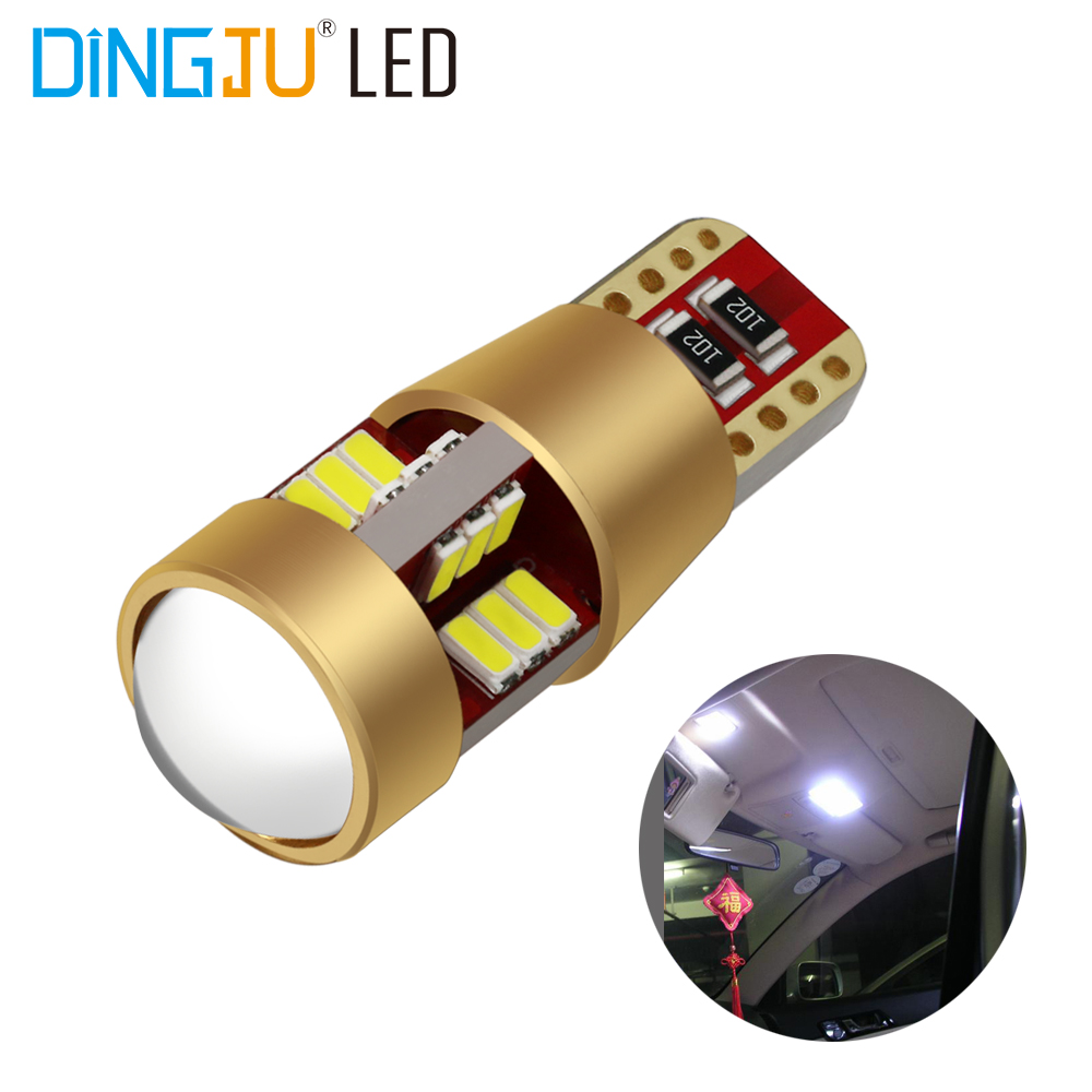 Factory Hot Sales t10 3014 27smd canbus width light with lens w5w led reading light lamp connector led Direct Prices