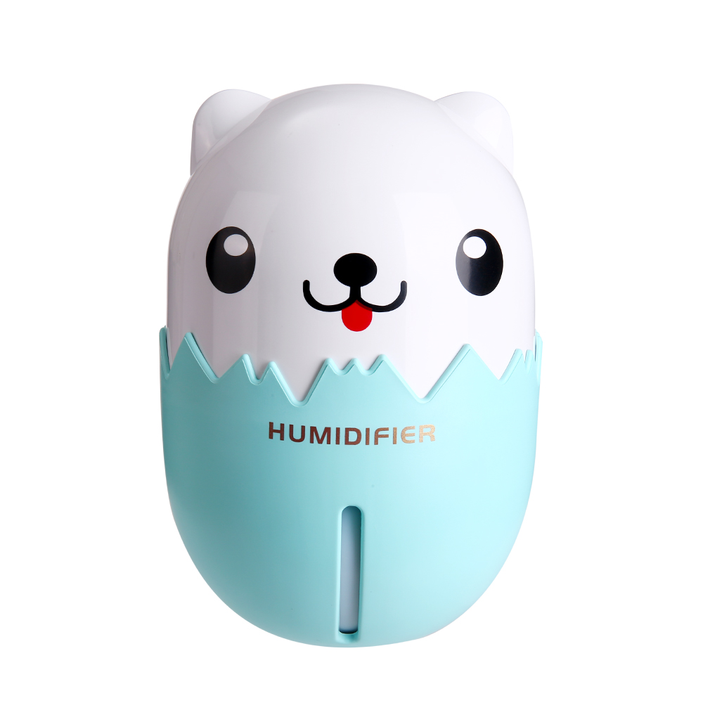 Baby Room Battery Powered Mini Dog Air Humidifier with Fans and Lamp Air Humidifier USB