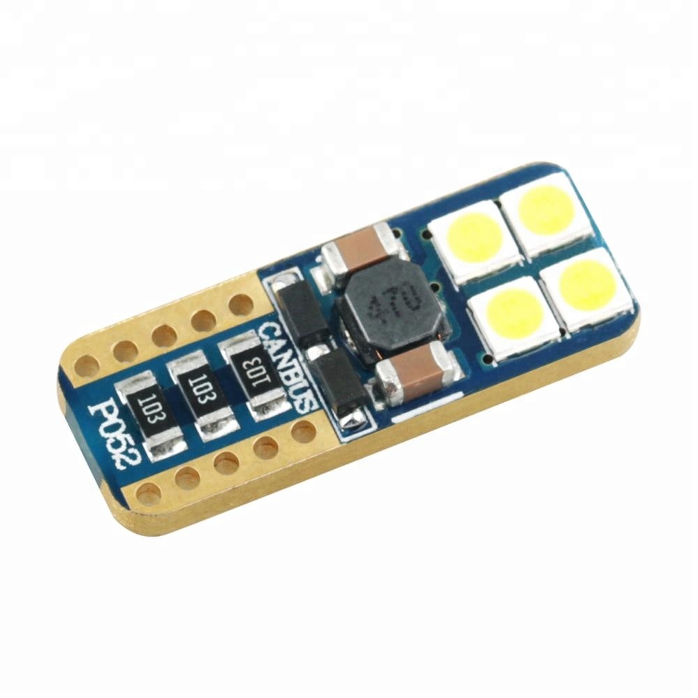 T10 8 SMD 3030 CANBUS led w5w Car spotlight