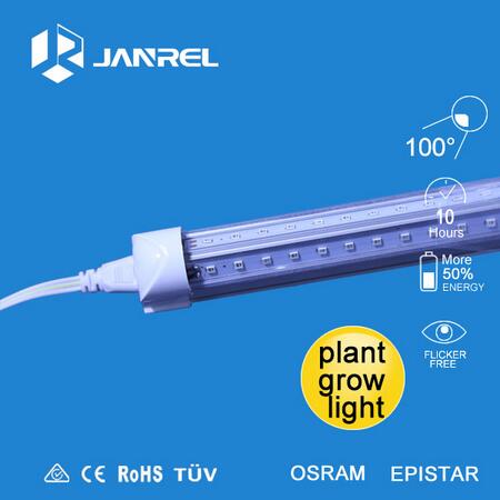 JANREL blue/red led plant grow tube light 3 year warranty