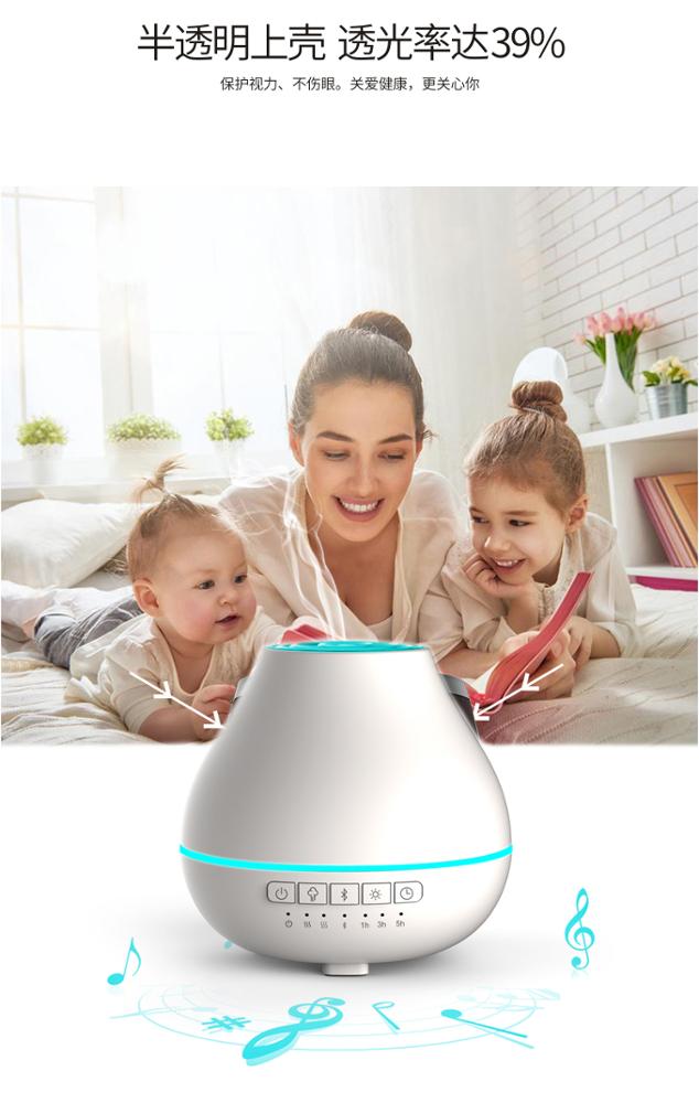 2019 New Design Bluetooth Speaker Aroma Diffuser with Bluetooth