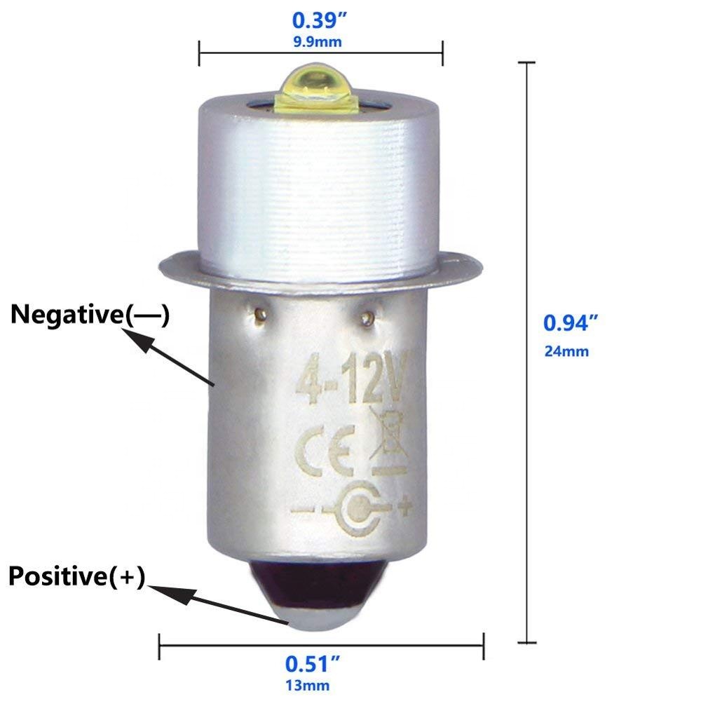 Sell Like Hot Cakes P13.5S Led 4.5V 6V 9V Flashlight Bulbs