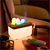 420ml Ultrasonic Aroma Diffuser Household Mini Humidifier with Creative Atmosphere Night Light and Remote Control