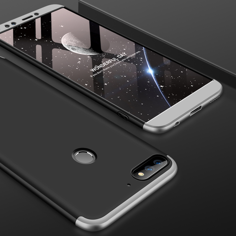 case for Huawei honor 7c Cover, Removable 3in1 Hard PC Shield Back Cover Case for Huawei honor 7c phone cases