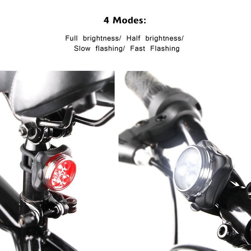 4 Modes Rechargeable Mountain Bike Tail Light Bike Accessories Light