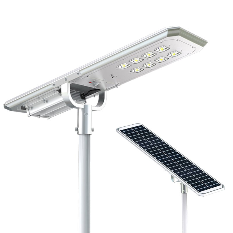 Solar motion sensor light dubai solar street light with pole design