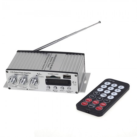 2CH 50W Power Audio HiFi Stereo AMP Amplifier for Motorcycle Home MP3 DC 12V